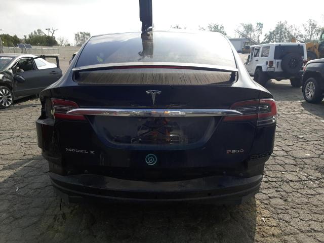 5YJXCBE46GF003848 - 2016 TESLA MODEL X BLACK photo 6