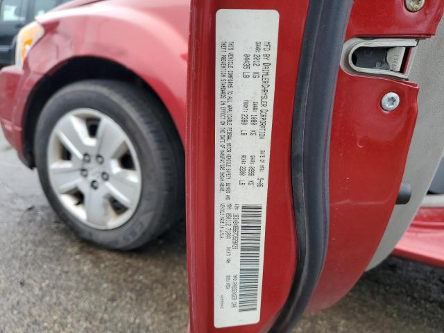 1B3HB48B67D529029 - 2007 DODGE CALIBER SXT RED photo 12