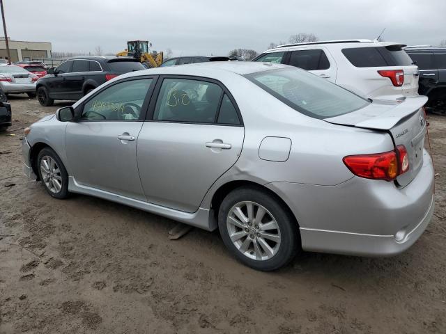 1NXBU4EE6AZ217860 - 2010 TOYOTA COROLLA BASE SILVER photo 2