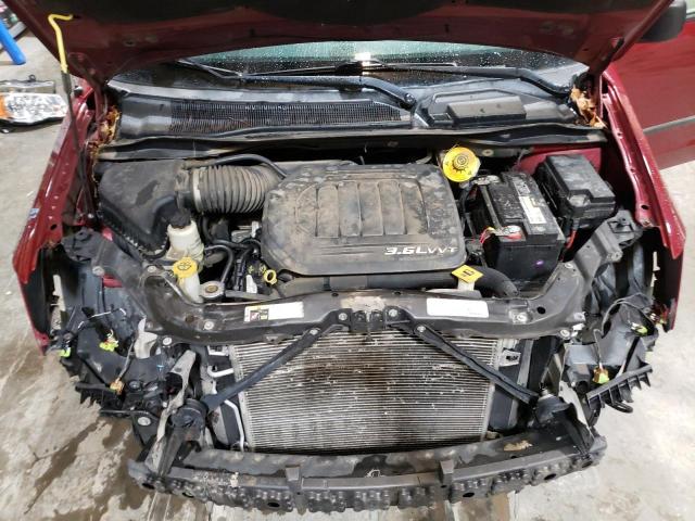 2C4RDGBG2ER136383 - 2014 DODGE GRAND CARA SE RED photo 12