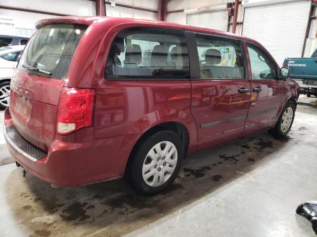 2C4RDGBG2ER136383 - 2014 DODGE GRAND CARA SE RED photo 3