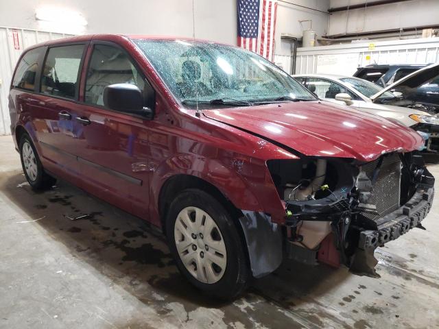 2C4RDGBG2ER136383 - 2014 DODGE GRAND CARA SE RED photo 4