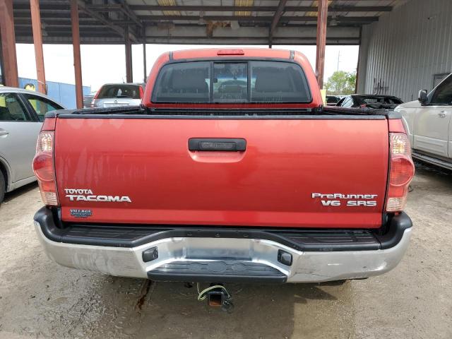 3TMJU62N48M054009 - 2008 TOYOTA TACOMA DOUBLE CAB PRERUNNER RED photo 6