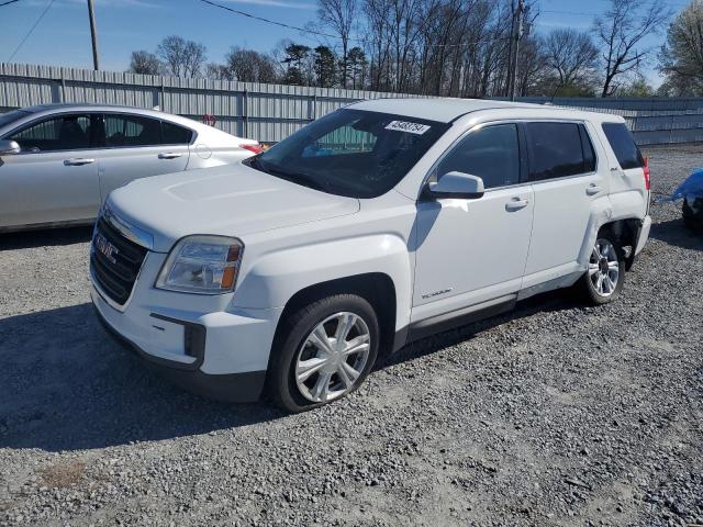 2GKALMEK3H6124672 - 2017 GMC TERRAIN SLE WHITE photo 1