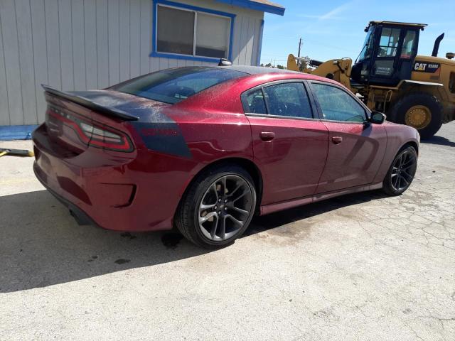 2C3CDXCT5LH219735 - 2020 DODGE CHARGER R/T MAROON photo 3