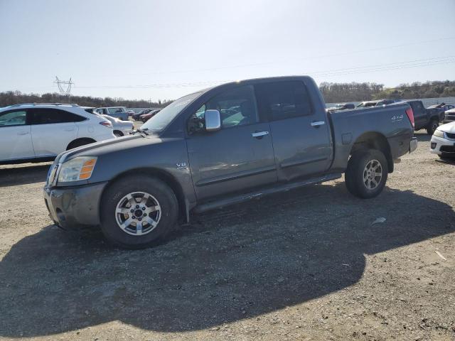 1N6AA07B24N557197 - 2004 NISSAN TITAN XE GRAY photo 1