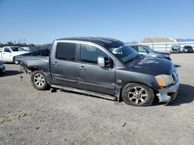 1N6AA07B24N557197 - 2004 NISSAN TITAN XE GRAY photo 4