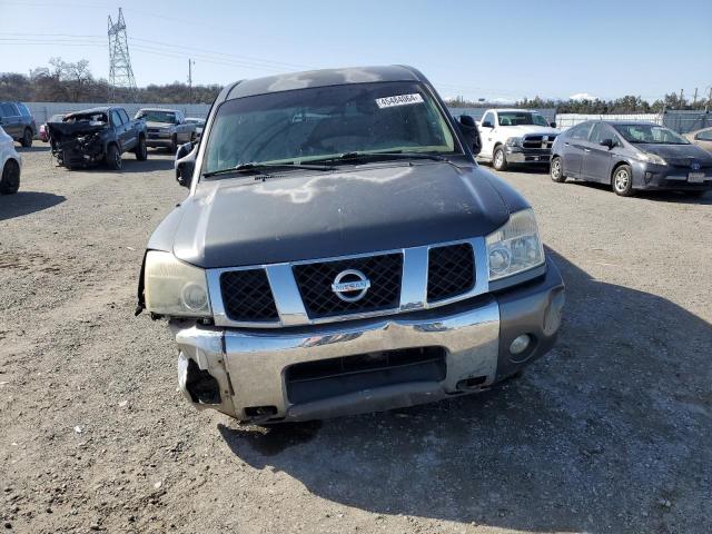 1N6AA07B24N557197 - 2004 NISSAN TITAN XE GRAY photo 5