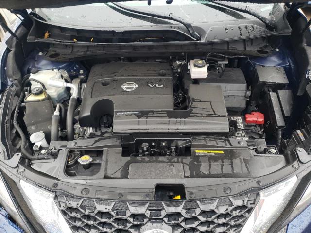 5N1AZ2MS0KN159250 - 2019 NISSAN MURANO S BLUE photo 11