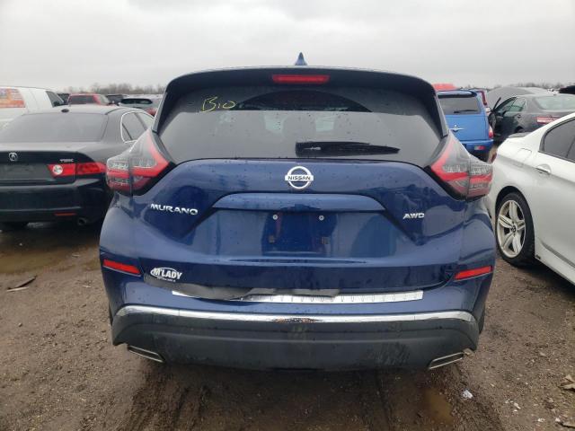 5N1AZ2MS0KN159250 - 2019 NISSAN MURANO S BLUE photo 6