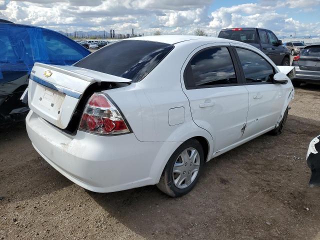 KL1TD5DE7BB137150 - 2011 CHEVROLET AVEO LS WHITE photo 3