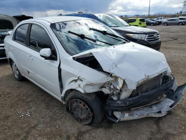 KL1TD5DE7BB137150 - 2011 CHEVROLET AVEO LS WHITE photo 4