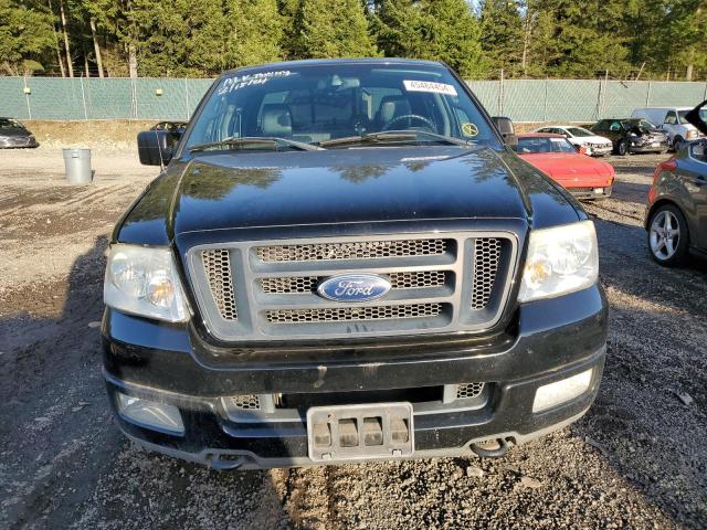 1FTPW14564KC09956 - 2004 FORD F150 SUPERCREW BLACK photo 5