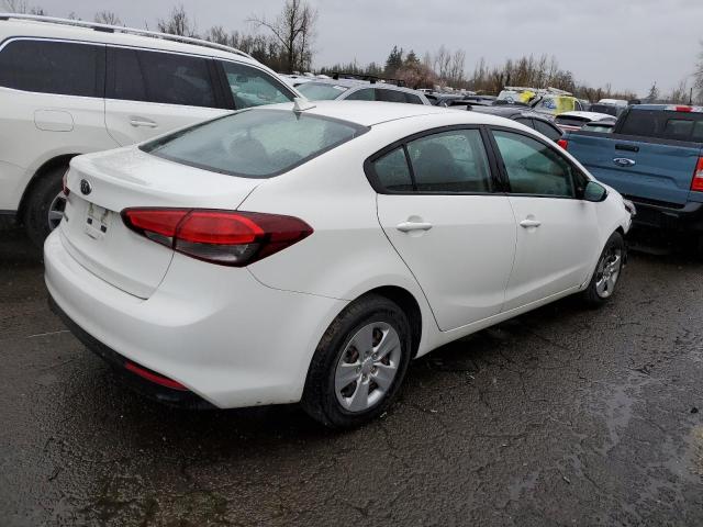 3KPFK4A76HE038214 - 2017 KIA FORTE LX WHITE photo 3