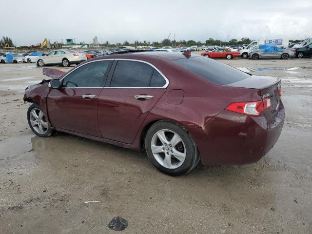 JH4CU26649C031657 - 2009 ACURA TSX MAROON photo 2