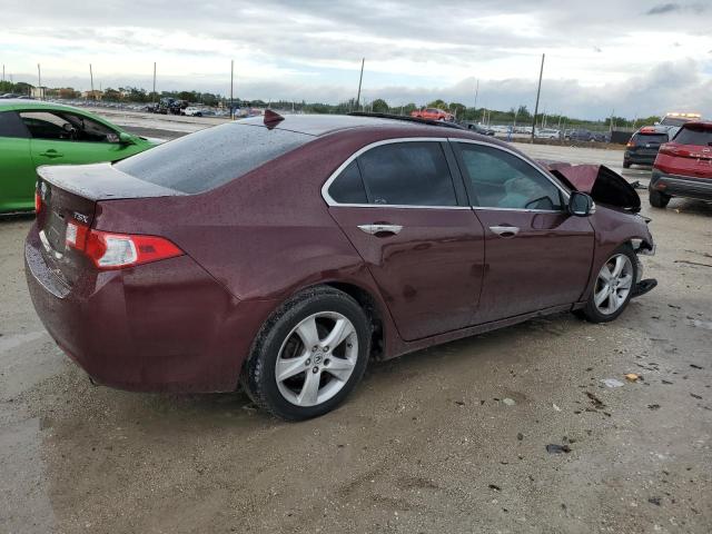 JH4CU26649C031657 - 2009 ACURA TSX MAROON photo 3