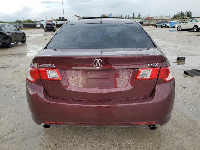 JH4CU26649C031657 - 2009 ACURA TSX MAROON photo 6