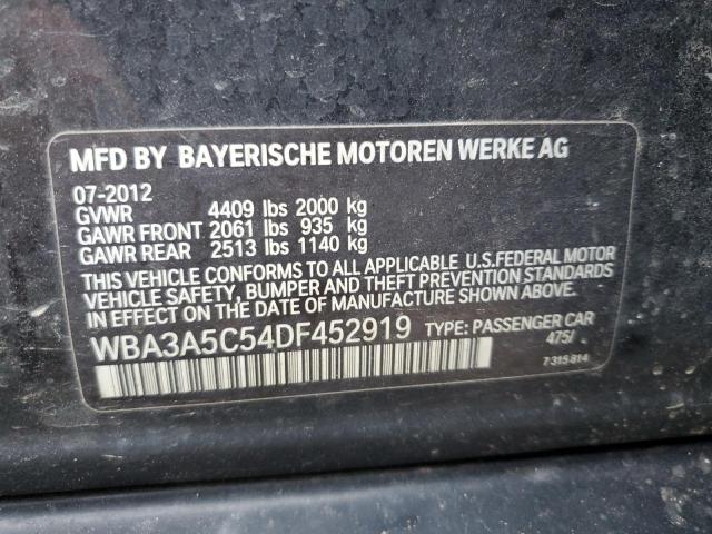 WBA3A5C54DF452919 - 2013 BMW 328 I BLACK photo 12