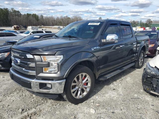 1FTEW1CF9GFC11053 - 2016 FORD F150 SUPERCREW GRAY photo 1