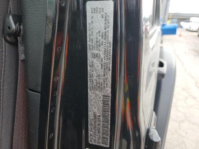 1C4HJXDG6NW258091 - 2022 JEEP WRANGLER U SPORT შავი ფოტო 14