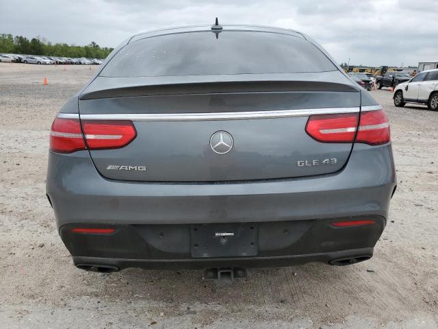 4JGED6EB1KA154782 - 2019 MERCEDES-BENZ GLE COUPE 43 AMG GRAY photo 6