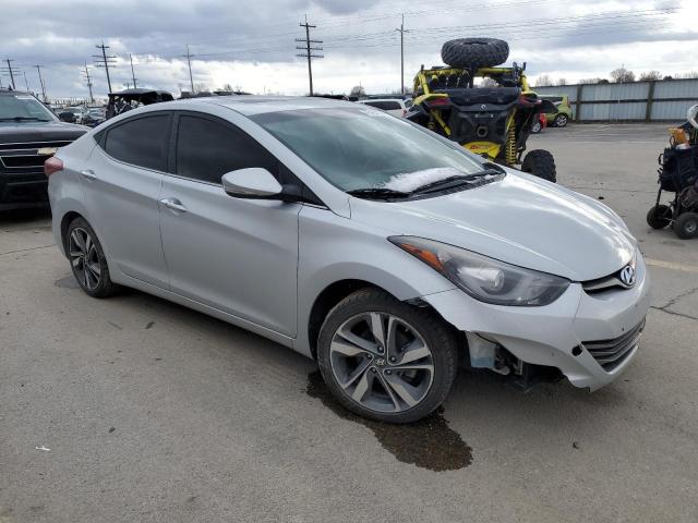 KMHDH4AE3FU394683 - 2015 HYUNDAI ELANTRA SE SILVER photo 4