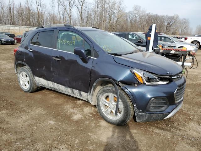 3GNCJLSB3KL281251 - 2019 CHEVROLET TRAX 1LT BLUE photo 4