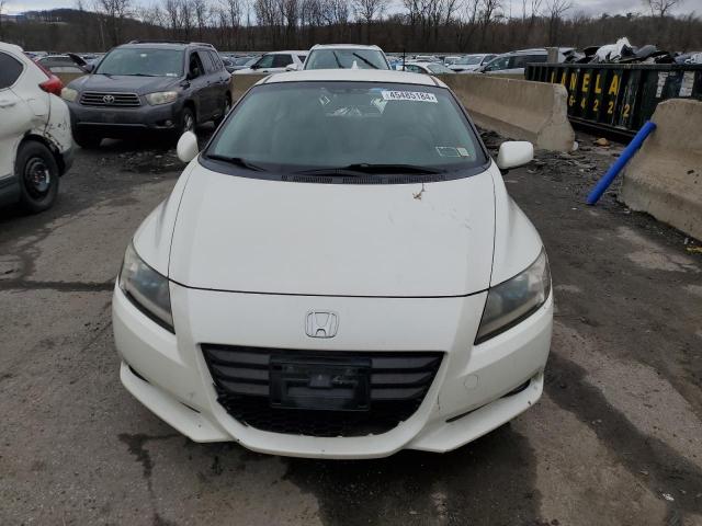 JHMZF1C65BS013618 - 2011 HONDA CR-Z EX WHITE photo 5