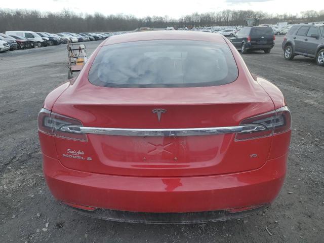 5YJSA1E17GF170638 - 2016 TESLA MODEL S RED photo 6