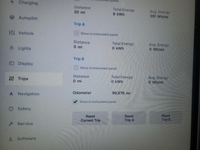 5YJSA1E17GF170638 - 2016 TESLA MODEL S წითელი ფოტო 9