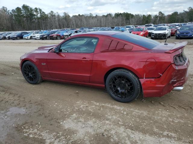 1ZVBP8CF8E5257921 - 2014 FORD MUSTANG GT BURGUNDY photo 2