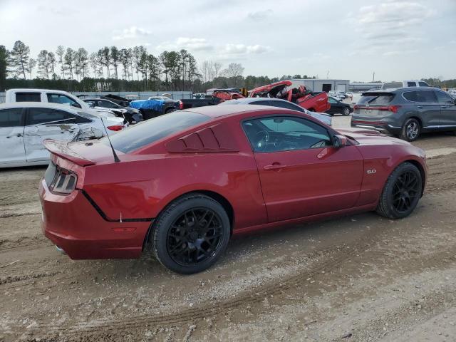 1ZVBP8CF8E5257921 - 2014 FORD MUSTANG GT BURGUNDY photo 3