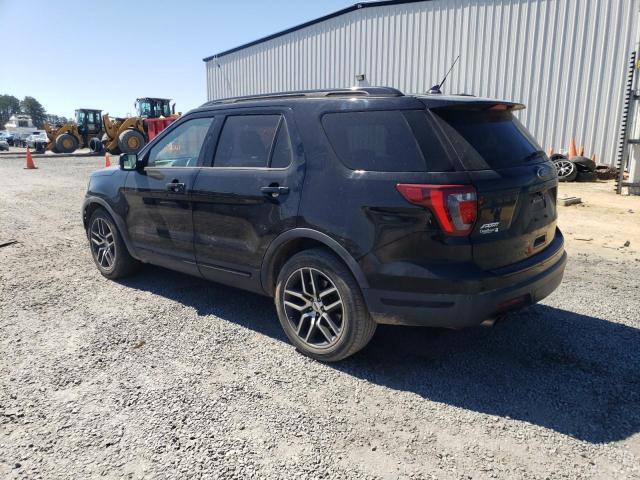 1FM5K8GT3JGB27456 - 2018 FORD EXPLORER SPORT BLACK photo 2