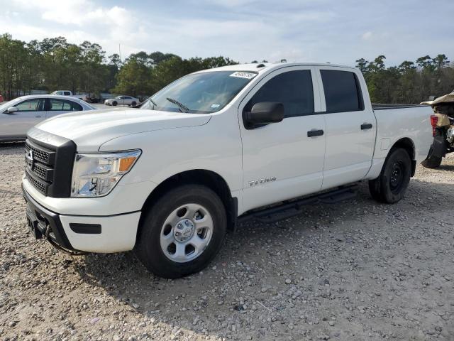 1N6AA1ECXMN510209 - 2021 NISSAN TITAN S WHITE photo 1