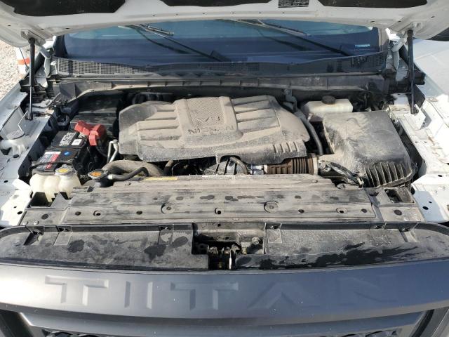 1N6AA1ECXMN510209 - 2021 NISSAN TITAN S WHITE photo 11