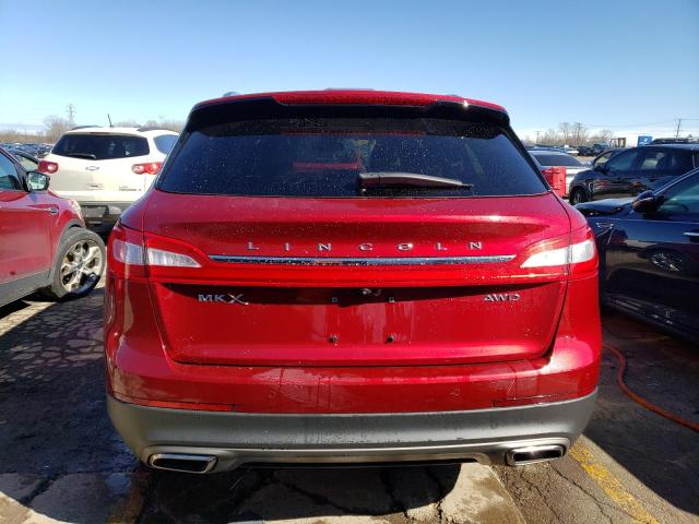 2LMPJ8LR6HBL10961 - 2017 LINCOLN MKX RESERVE RED photo 6