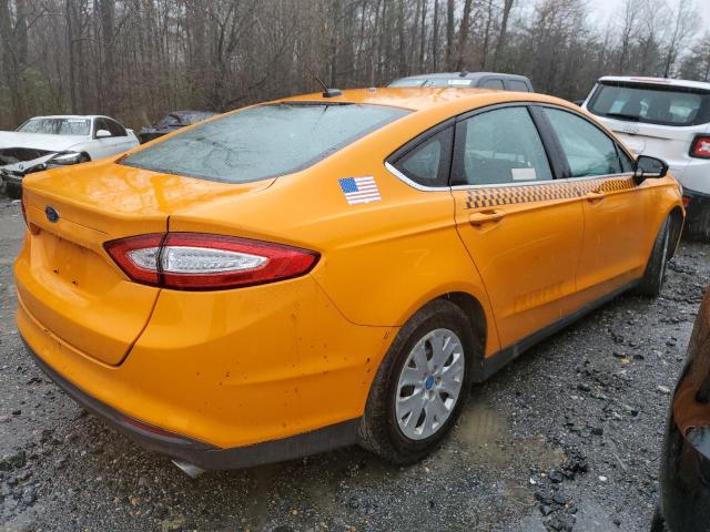 3FA6P0G75DR179253 - 2013 FORD FUSION S ORANGE photo 3