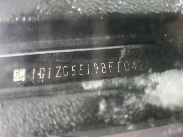 1G1ZC5E19BF104203 - 2011 CHEVROLET MALIBU 1LT SILVER photo 12