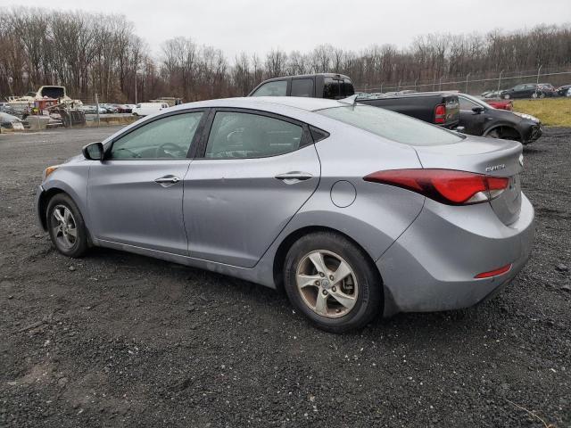 5NPDH4AEXFH616652 - 2015 HYUNDAI ELANTRA SE SILVER photo 2