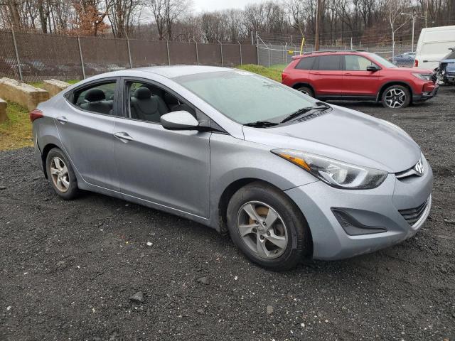 5NPDH4AEXFH616652 - 2015 HYUNDAI ELANTRA SE SILVER photo 4