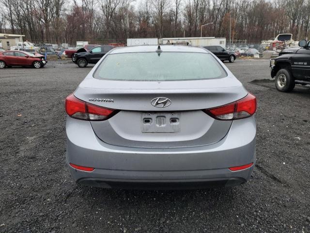 5NPDH4AEXFH616652 - 2015 HYUNDAI ELANTRA SE SILVER photo 6