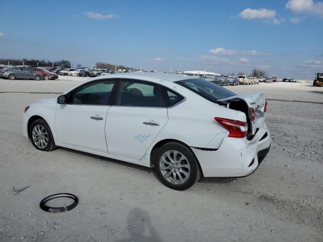 3N1AB7AP0KY315444 - 2019 NISSAN SENTRA S WHITE photo 2