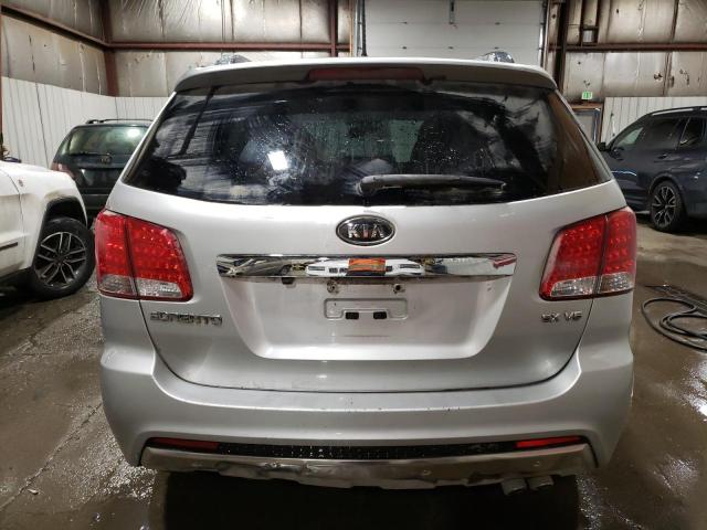 5XYKWDA22BG122533 - 2011 KIA SORENTO SX SILVER photo 6