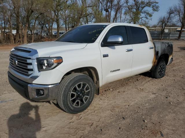 5TFHW5F18JX746154 - 2018 TOYOTA TUNDRA CREWMAX LIMITED WHITE photo 1