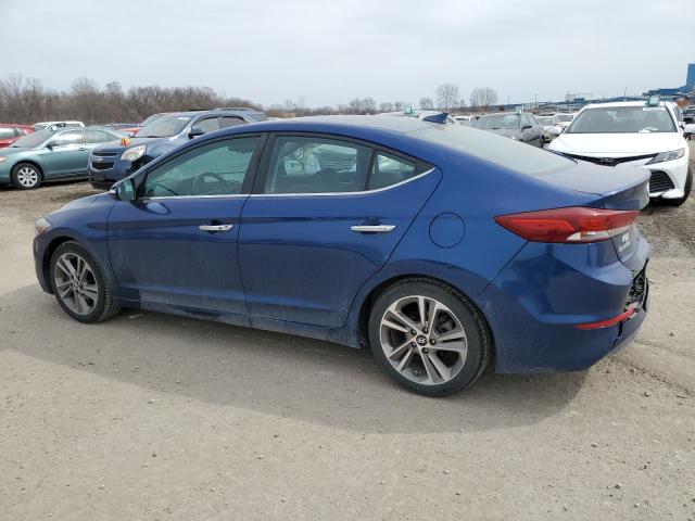 5NPD84LF5HH114091 - 2017 HYUNDAI ELANTRA SE BLUE photo 2