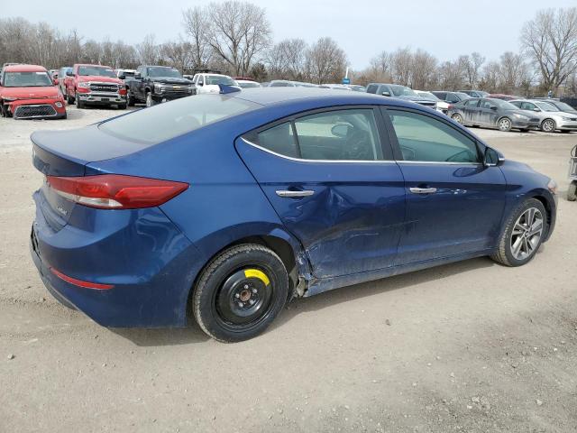 5NPD84LF5HH114091 - 2017 HYUNDAI ELANTRA SE BLUE photo 3