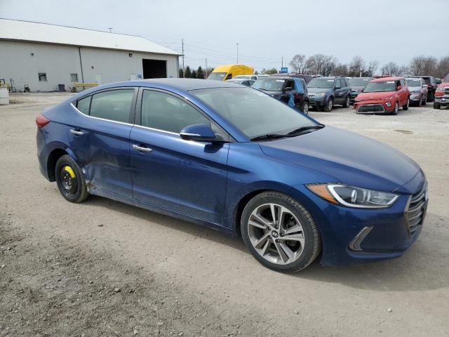 5NPD84LF5HH114091 - 2017 HYUNDAI ELANTRA SE BLUE photo 4