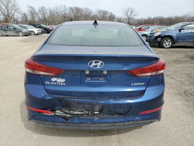 5NPD84LF5HH114091 - 2017 HYUNDAI ELANTRA SE BLUE photo 6