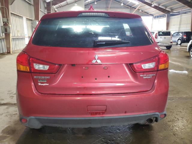 JA4AP3AU1HZ033402 - 2017 MITSUBISHI OUTLANDER ES RED photo 6