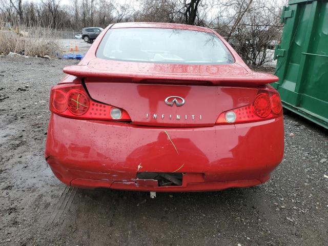 JNKCV54E44M805966 - 2004 INFINITI G35 RED photo 6